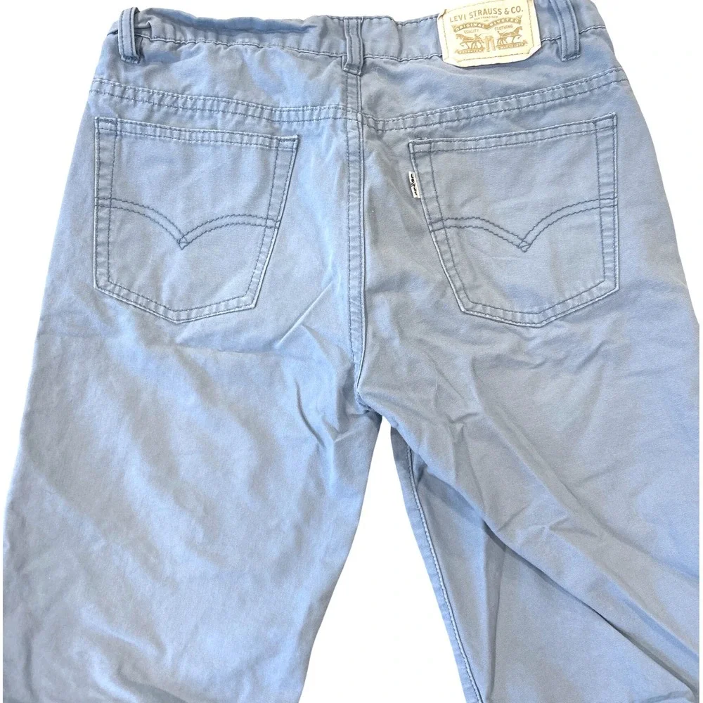 Levi Strauss Co Kids Boys‎ 18 Chino Shorts Light Blue Reg W29